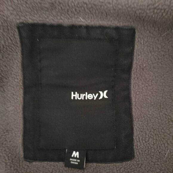 Hurley Black Cotton Denim Warm Lining Jean Jacket - Picture 9 of 13